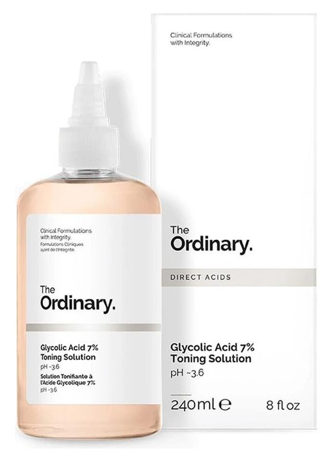 محلول تنظيف بحمض الجليكوليك بنسبة 7 بالمئة